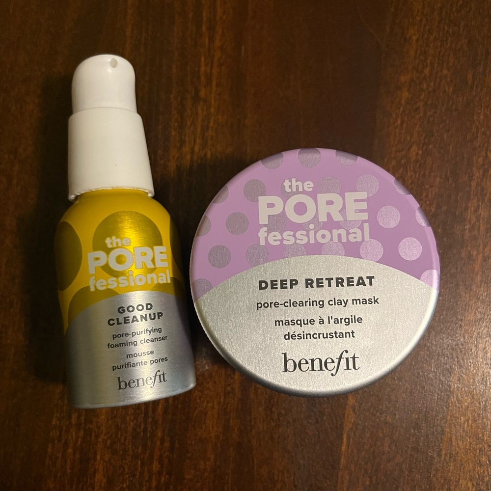 Benefit the porefessional duo, pore mask and cleanser